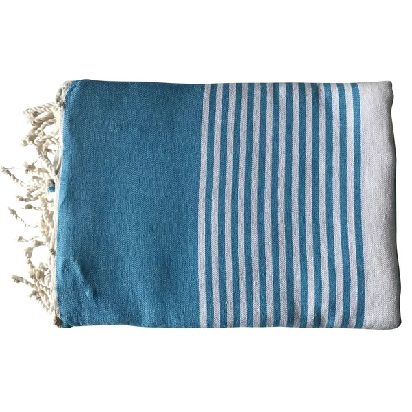 Fouta XXL Matmata Bleu calanques