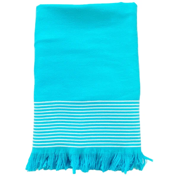 Fouta éponge Paski bleu turquoise