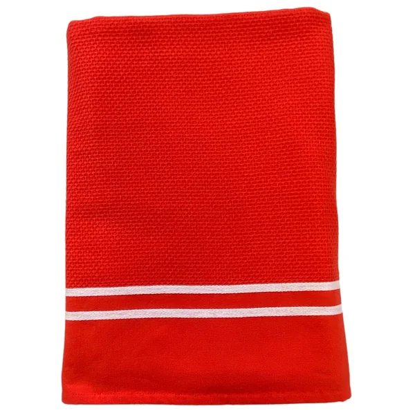 Foutah doublée éponge Waffle mandarine