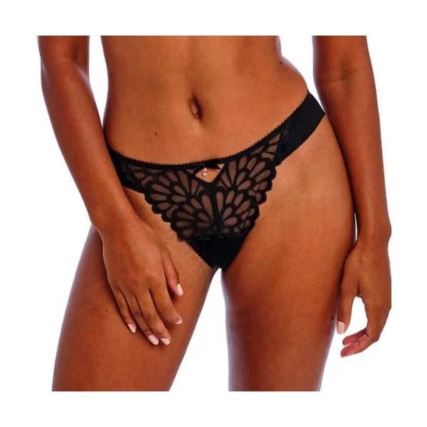 Freya Loveland noir slip brésilien