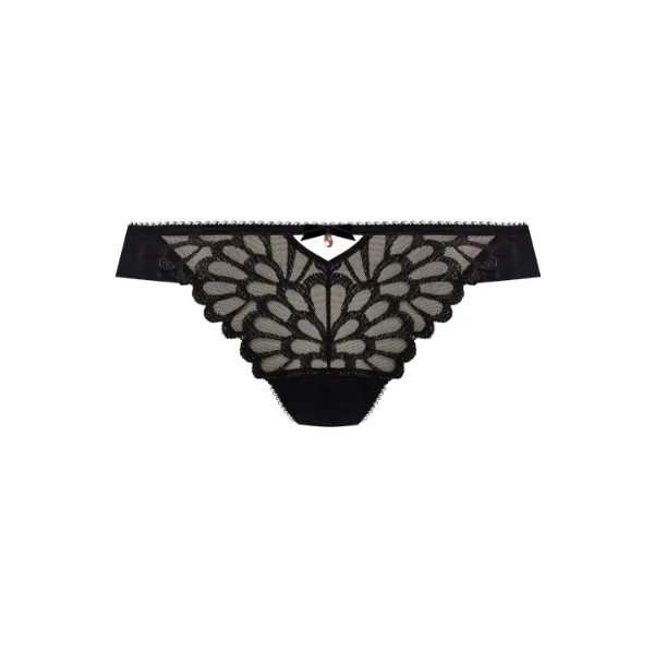 Freya Loveland noir slip brésilien