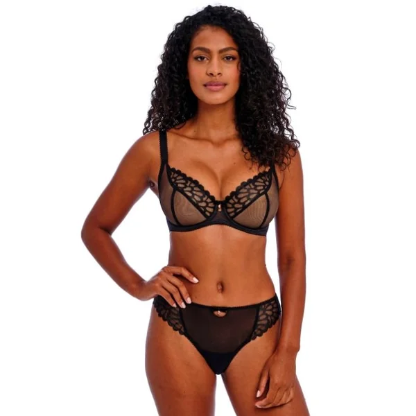Freya Loveland noir soutien-gorge sans forme