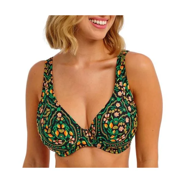 Freya Swim Sunset In Seville noir/print soutien-gorge bikini corbeille