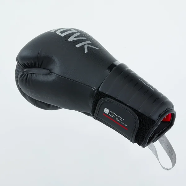 Gants de boxe avec maintien articulaire du poignet, noir