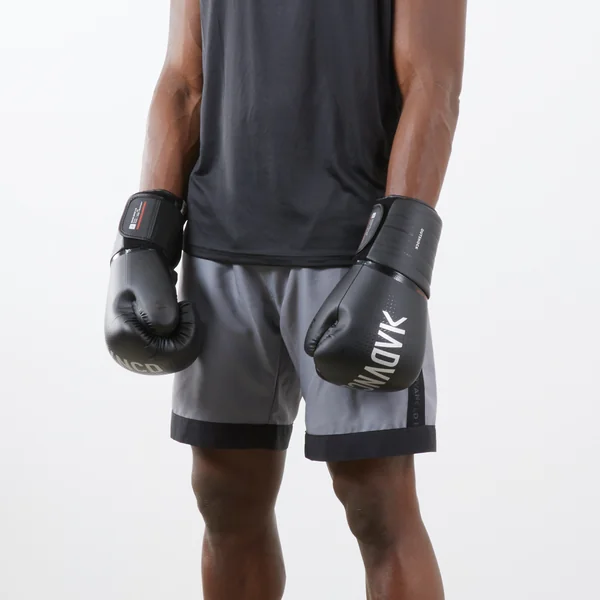 Gants de boxe avec maintien articulaire du poignet, noir