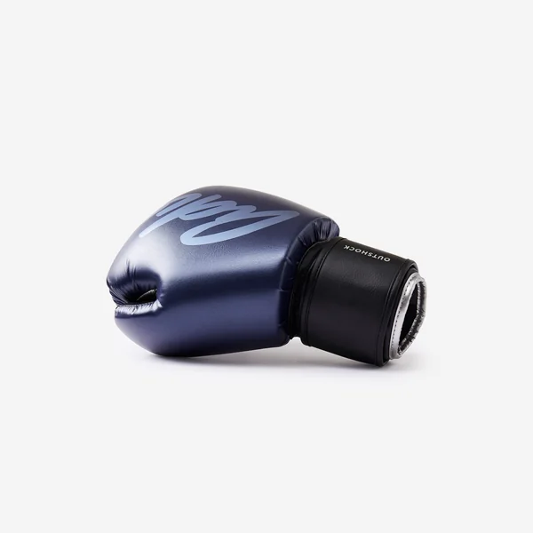 Gants de kick-boxing et muay-thaï adulte, bleu