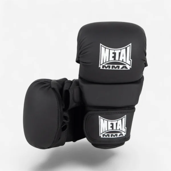 Gants MMA Metal Boxe - Black Light noir