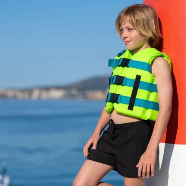 Gilet de sauvetage enfant nylon jobe bleu