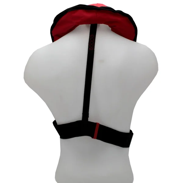 GILET DE SAUVETAGE GONFLABLE AUTOMATIQUE ORANGE MARINE 170N ESSSENTIAL ROUGE