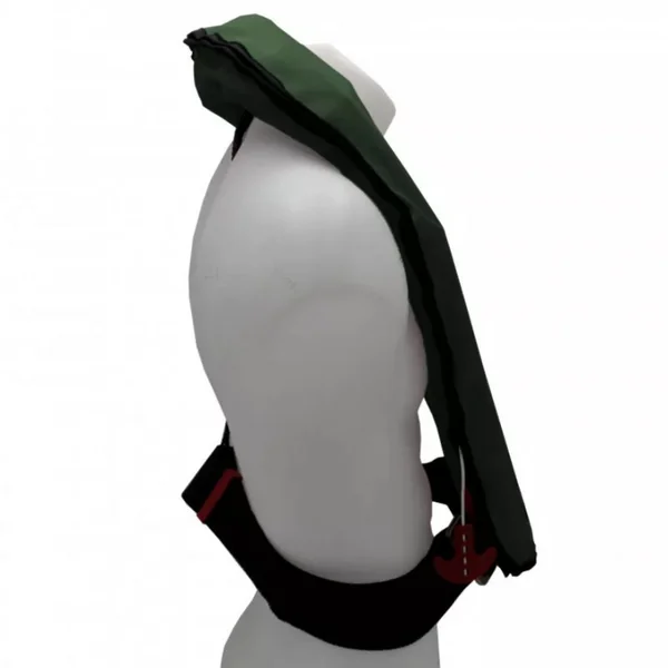 Gilet de sauvetage gonflable manuel 170N ESSENTIAL Vert - ORANGEMARINE