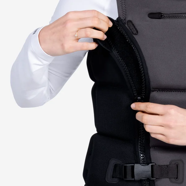 Gilet d'impact et d'aide à la flottabilité 50N long Femme - 500 noir