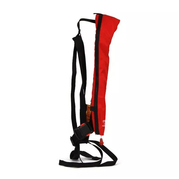 Gilet gonflable ESSENTIAL ZIP automatique avec harnais 170 N - Rouge