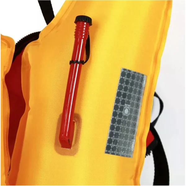 Gilet gonflable ESSENTIAL ZIP automatique avec harnais 170 N - Rouge
