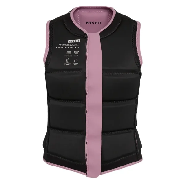 Gilet Impact Femme MYSTIC STAR Wake Front Zip Rose