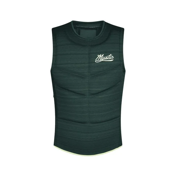 Gilet impact kitesurf/windsurf MYSTIC Majestic Side Zip Dark Leaf
