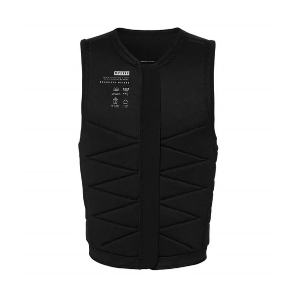 Gilet impact MYSTIC Outlaw Fzip Wake Black