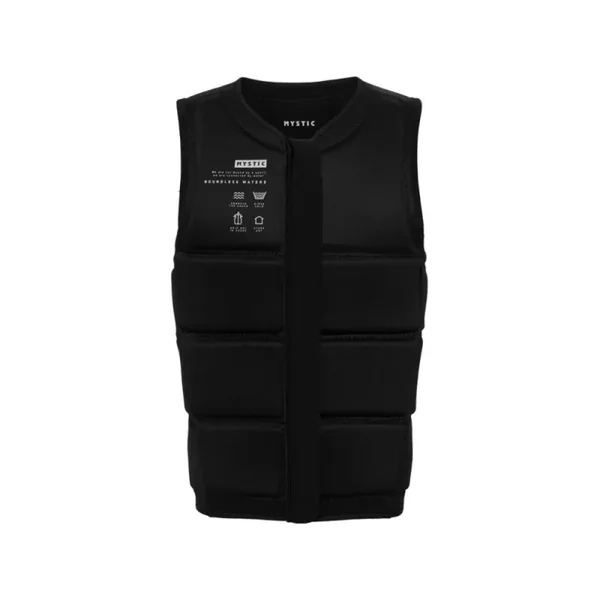 Gilet Impact MYSTIC STAR Frontzip Wake Noir