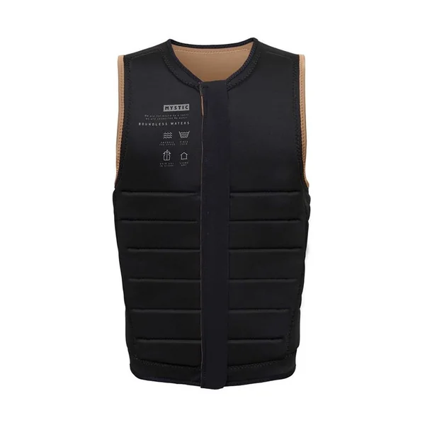 Gilet impact MYSTIC The Dom Fzip Wake Slate Brown