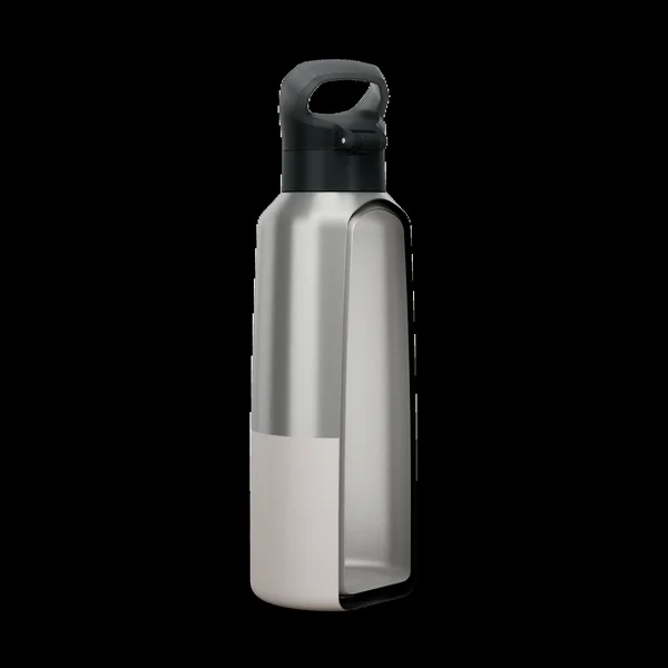 Gourde 900 isotherme inox 0,8L bouchon à ouverture rapide pour la randonnée
