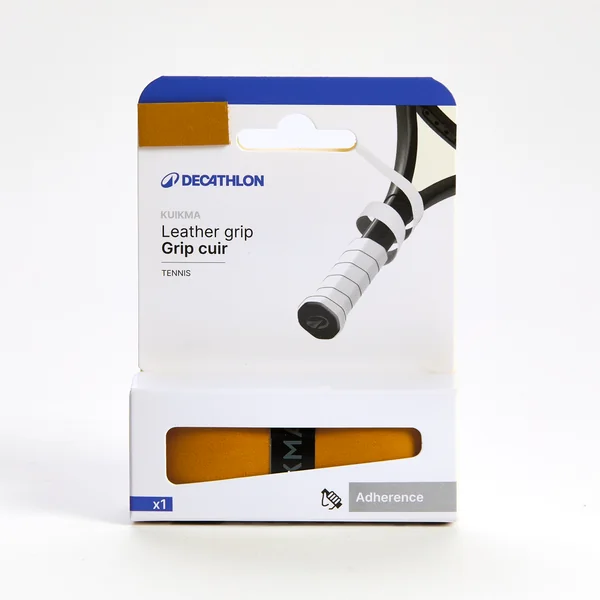 GRIP DE TENNIS CUIR BRUN