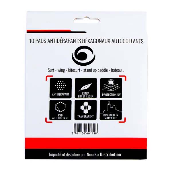 Grip de traction SURF antidérapant Hexapads Howzit - 20 pcs