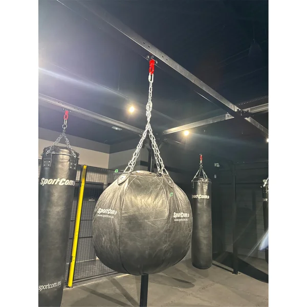 Grosse poire à uppercut boxe Sportcom - Cuir véritable