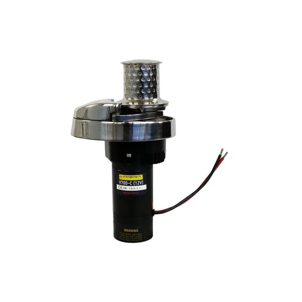 GUINDEAU ÉLECTRIQUE 700W 12V - INOX - 8MM DIN/ISO VERTICAL AVEC POUPÉE - ORANGEMARINE