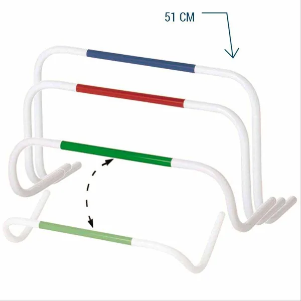 Haie d'athlétisme basculante Tremblay 51 cm - 3 hauteurs