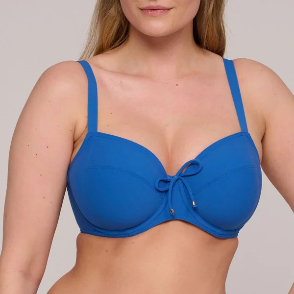 Haut de bikini emboîtant Delphinium Cheer bleu Prima Donna Maillot