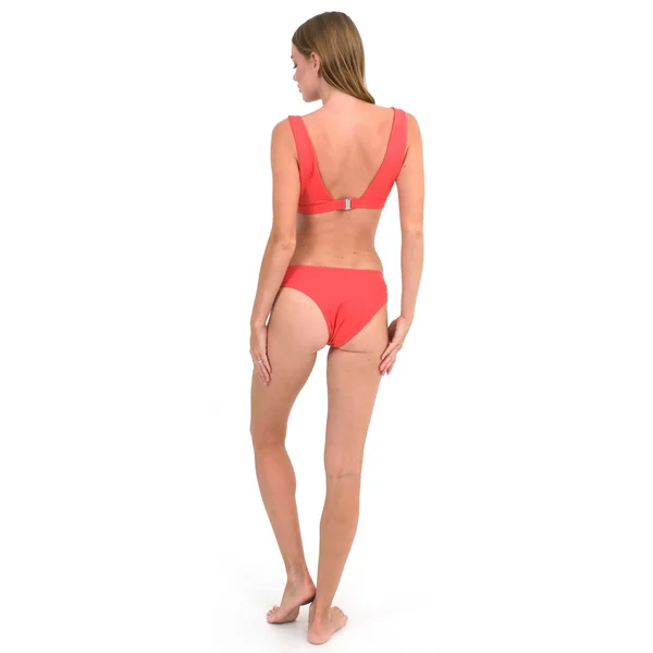 Haut de bikini plongeant Sicile rouge