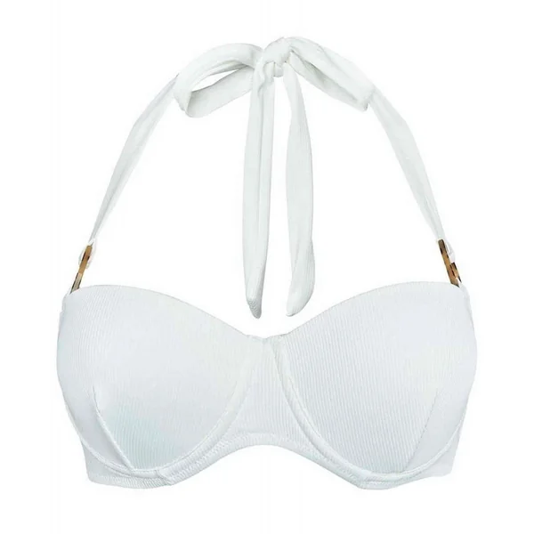 Haut de maillot de bain armatures Blanc