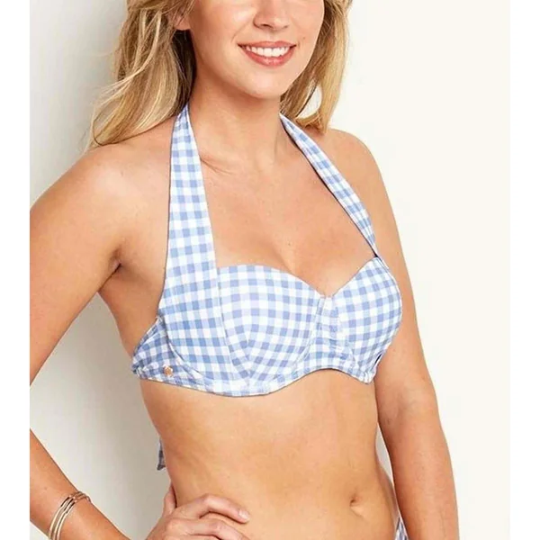 Haut de maillot de bain armatures Bleu