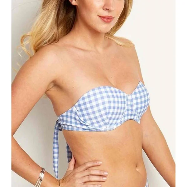 Haut de maillot de bain armatures Bleu