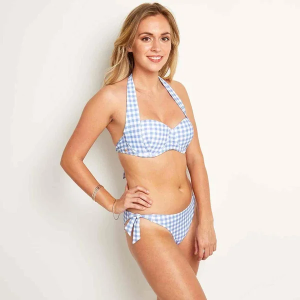 Haut de maillot de bain armatures Bleu
