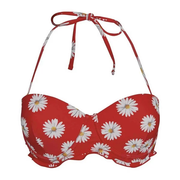 Haut de maillot de bain armatures Rouge