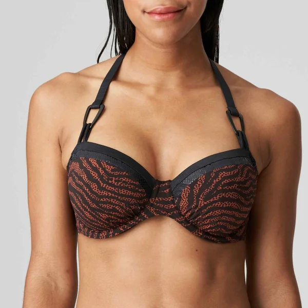 Haut de maillot de bain armaturés