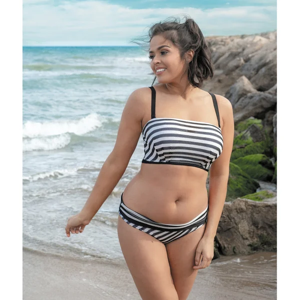 Haut de maillot de bain bandeau armatures