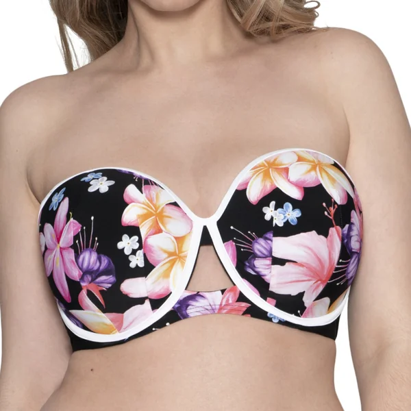 Haut de maillot de bain bandeau armatures