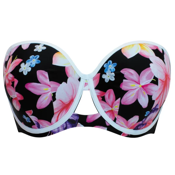 Haut de maillot de bain bandeau armatures