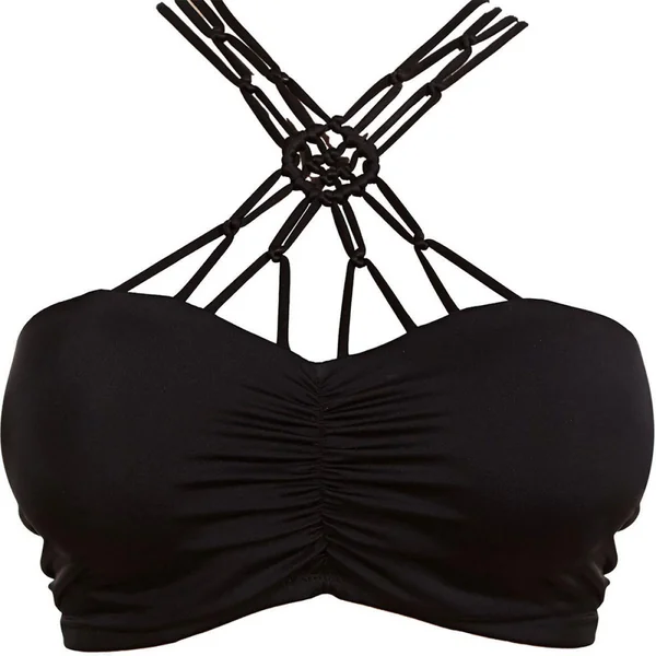 Haut de maillot de bain bandeau paddé à armatures