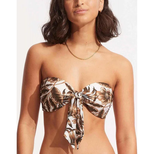 Haut de maillot de bain bandeau - Vert