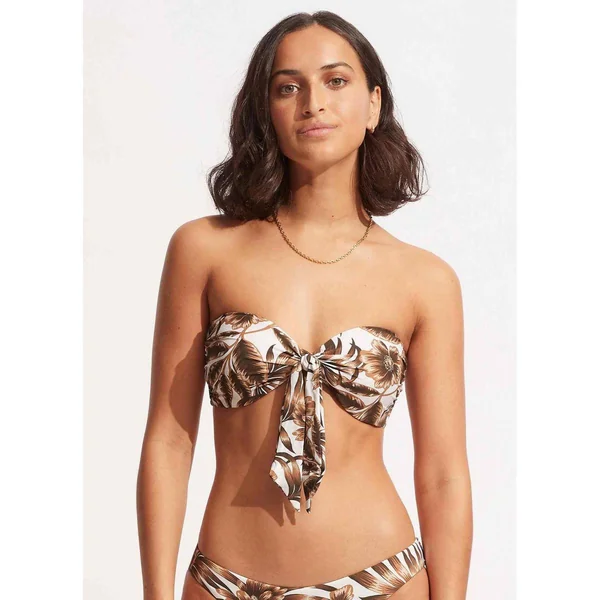 Haut de maillot de bain bandeau - Vert