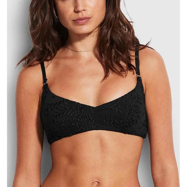 Haut de maillot de bain bralette - Noir