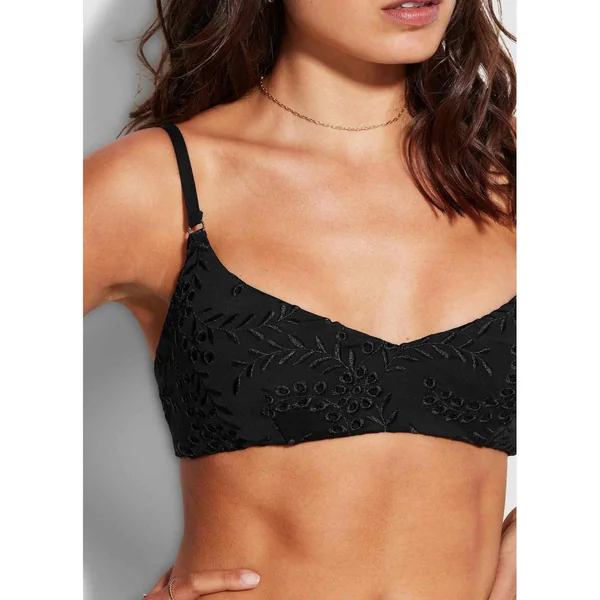 Haut de maillot de bain bralette - Noir