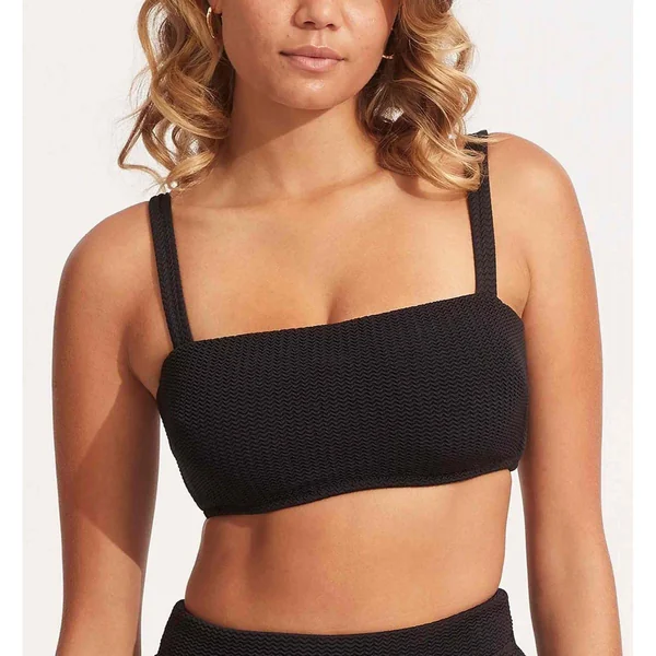 Haut de maillot de bain brassière - Noir