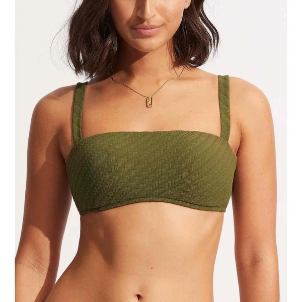 Haut de maillot de bain brassière - Vert