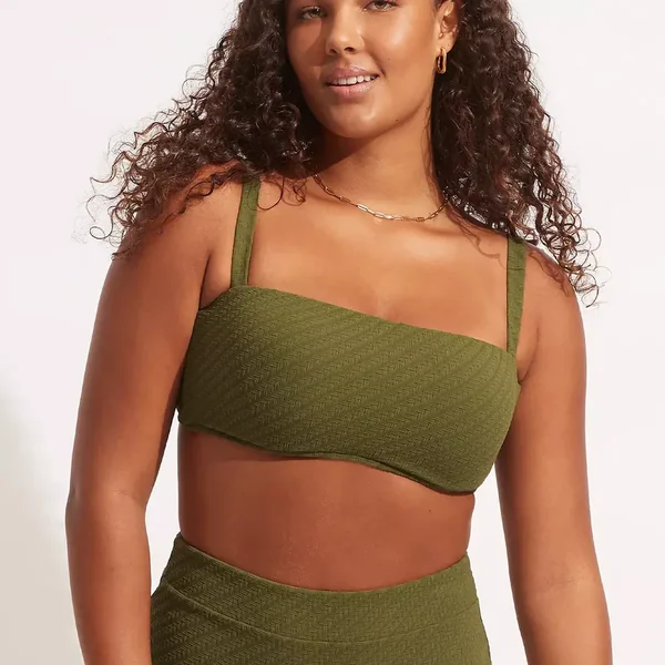 Haut de maillot de bain brassière - Vert