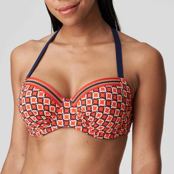 Haut de maillot de bain coques armatures - multicolore