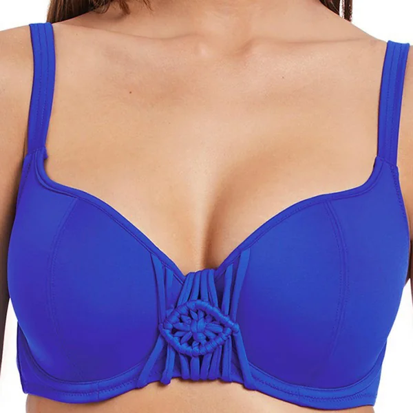 Haut de maillot de bain décolleté coeur paddé à armatures