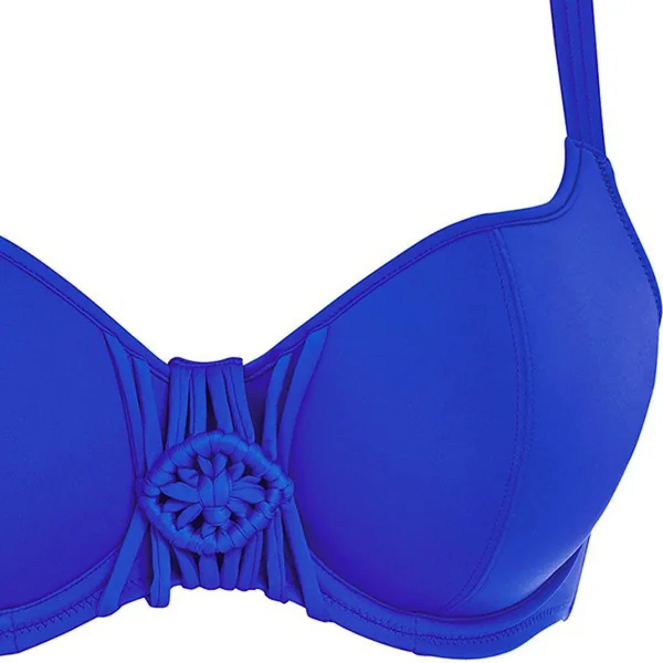 Haut de maillot de bain décolleté coeur paddé à armatures